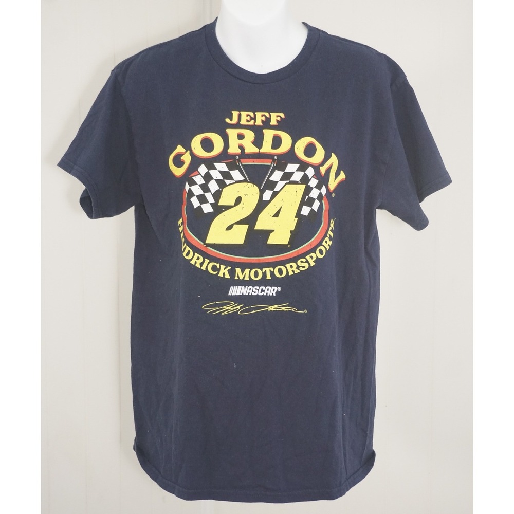 NASCAR Medium Jeff Gordon Hendrick Motorsports Navy Blue Graphic T-Shirt